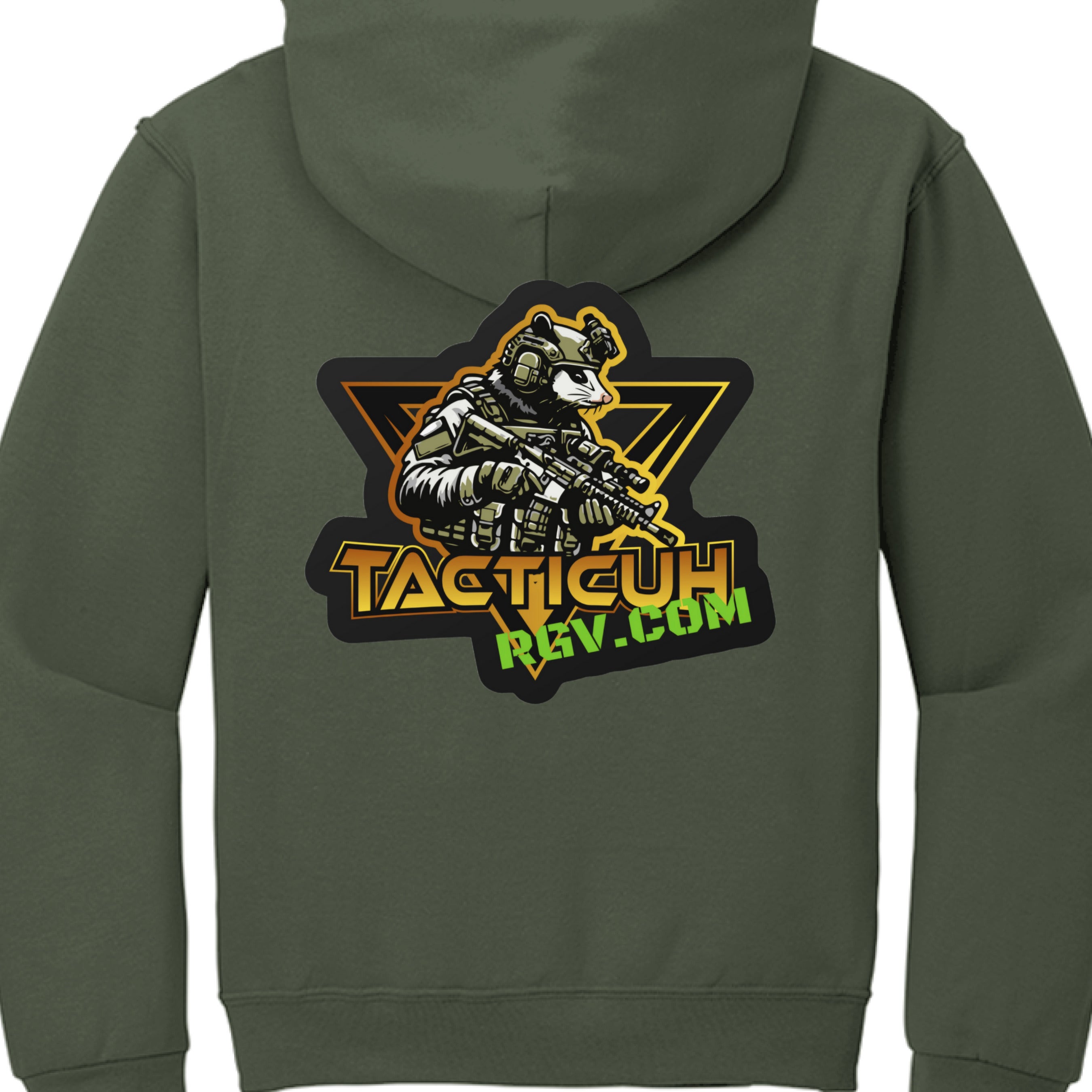 MILITARY GREEN - BACK